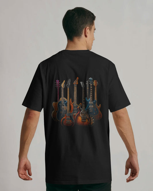 Legends of the Strings Tee – Retro Guitar Graphic T-Shirt