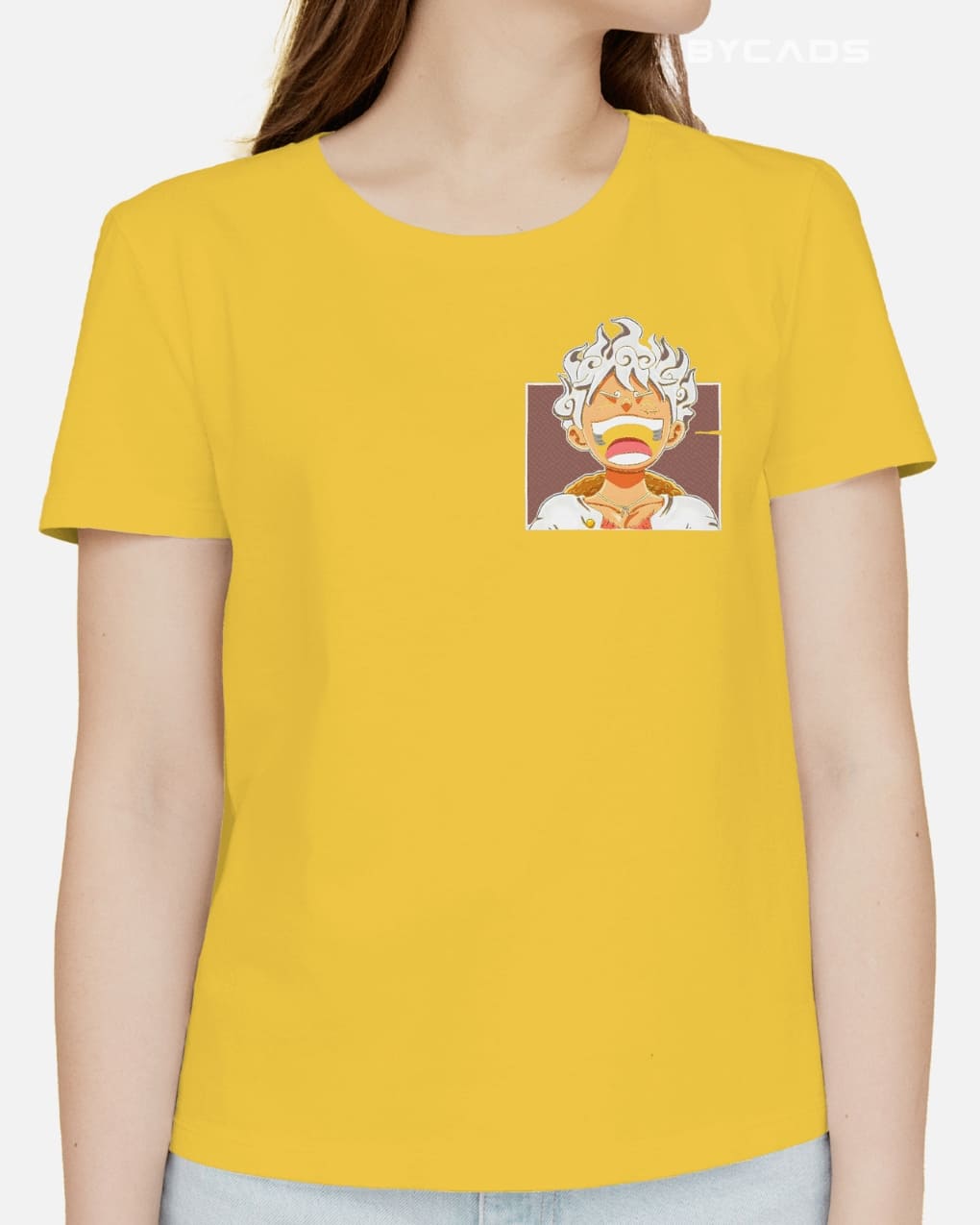 BYCADS "Gear 5 Joyboy" Luffy Anime Graphic Regular Fit T-Shirt