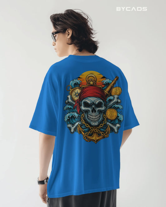 Treasure Hunt Skull Pirate T-Shirt – BYCADS Deep Sea Rebels Drop