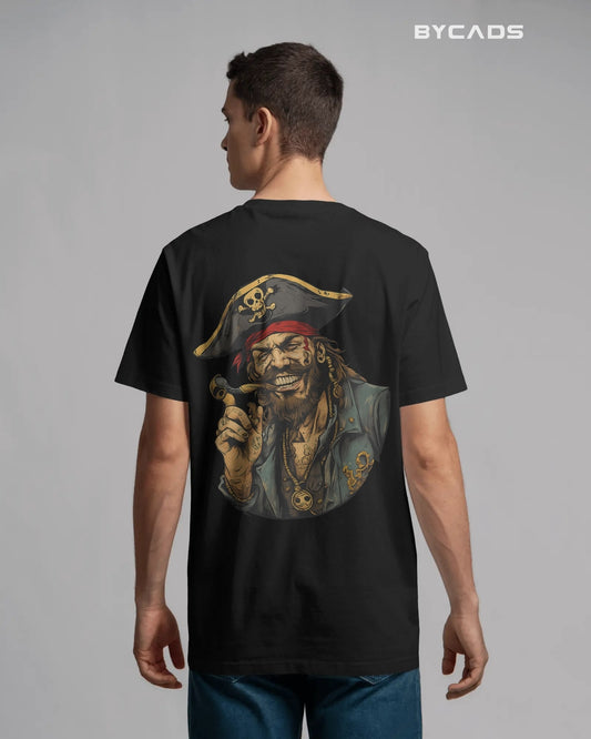 Rogue Pirate Illustration Oversized Graphic T-Shirt for Men – Bycads Signature Drop