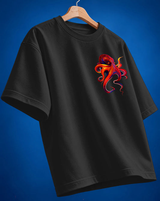 BYCADS AutoPas Oversized Black T-Shirt | 100% Cotton 240 GSM Unisex Graphic Streetwear Tee