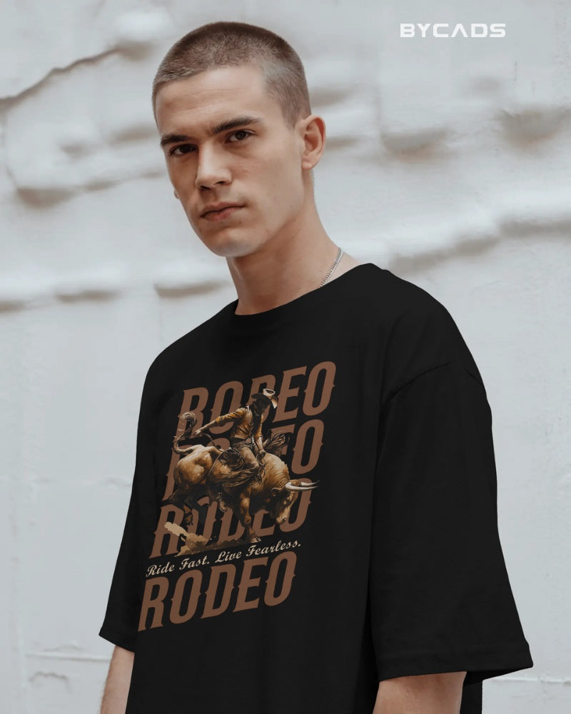 “RODEO RUSH” Bull Rider Graphic T-shirt