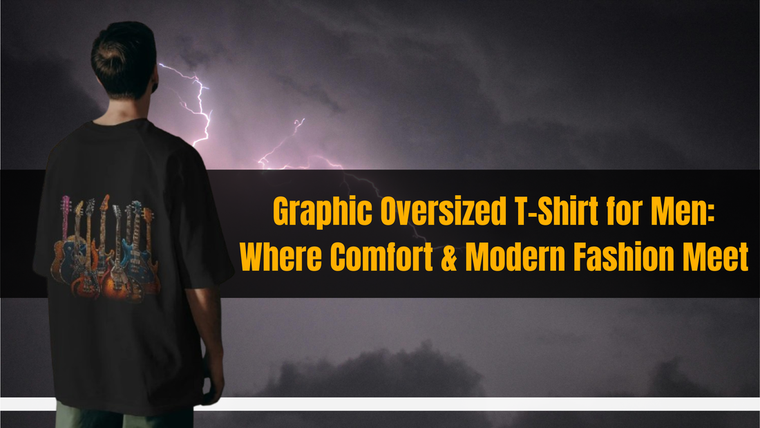 Graphic Oversized T-Shirt for Men Where Comfort & Modern Fashion Meet