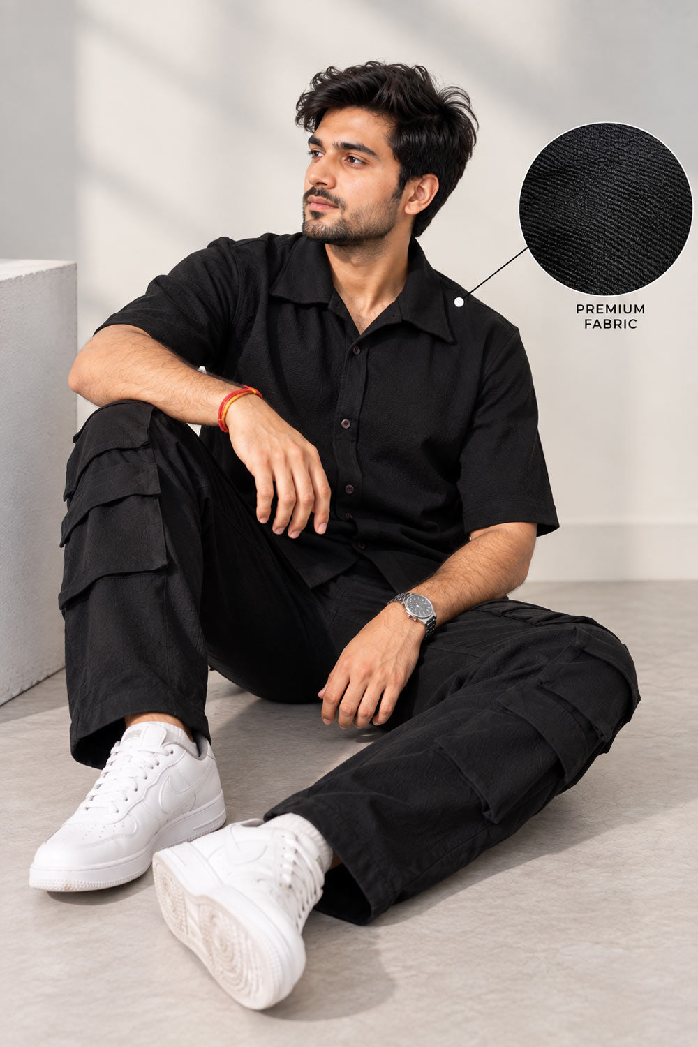 BYCADS Co-ord Sets – Half Sleeve Shirt & 12-Pocket Cargo Lower
