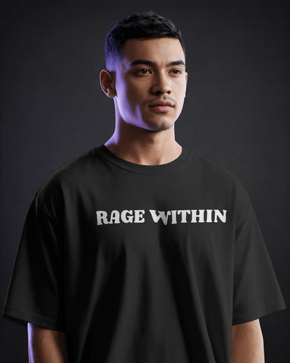 “Crimson Roar” Oversized Tiger Bycads T-shirt