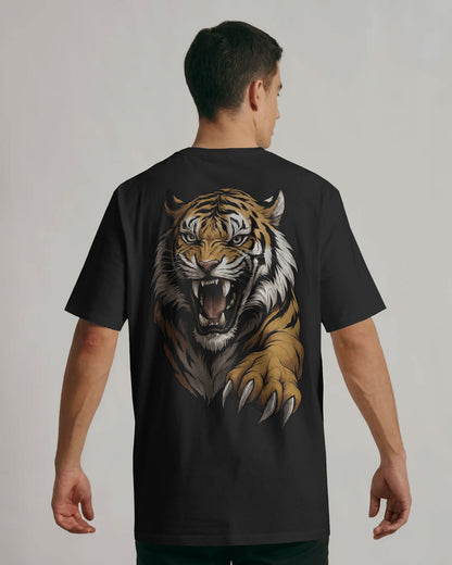 Roaring Tiger Oversized T-Shirt for Men – Fierce Streetwear by Bycads