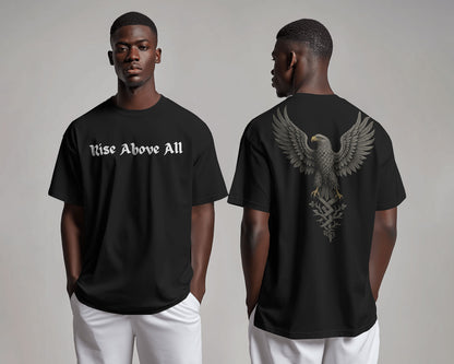 Majestic Eagle Oversized T-Shirt for Men – Bold Streetwear by Bycads