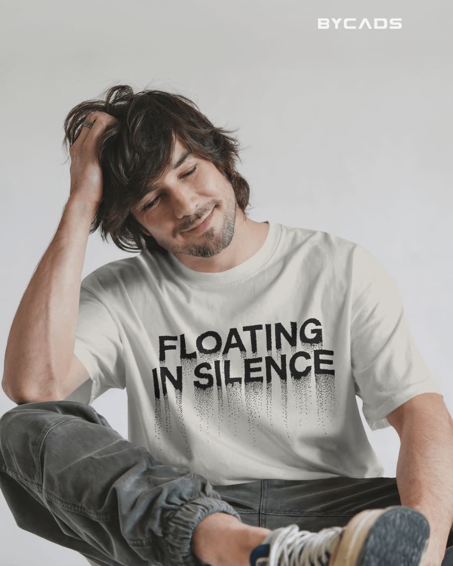 Floating Human Oversized T-Shirt for Men – Artistic Streetwear by Bycads