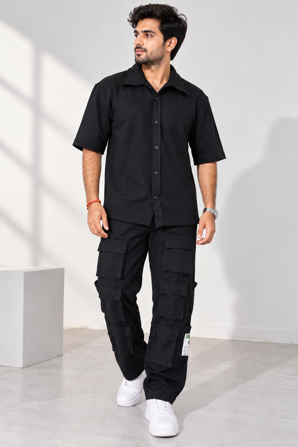 BYCADS Co-ord Sets – Half Sleeve Shirt & 12-Pocket Cargo Lower