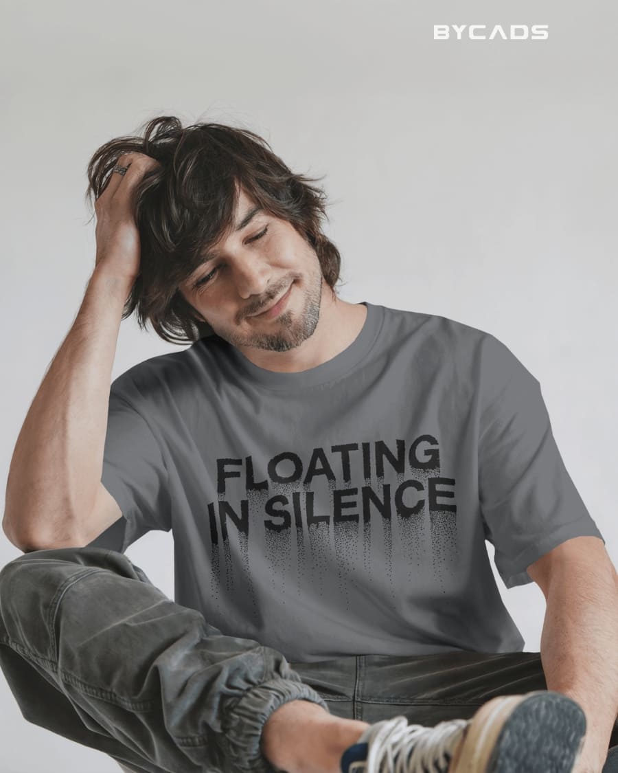 Floating Human Oversized T-Shirt for Men – Artistic Streetwear by Bycads