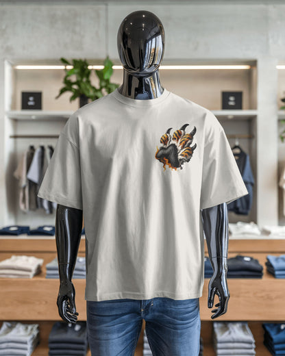 Roaring Tiger Oversized T-Shirt for Men – Fierce Streetwear by Bycads