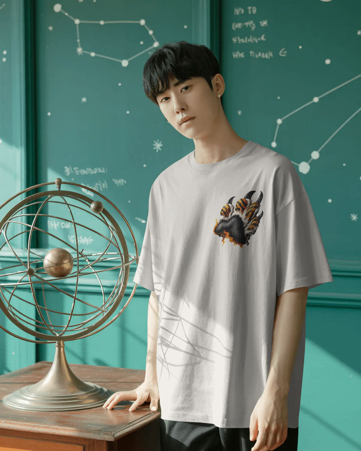 Roaring Tiger Oversized T-Shirt for Men – Fierce Streetwear by Bycads