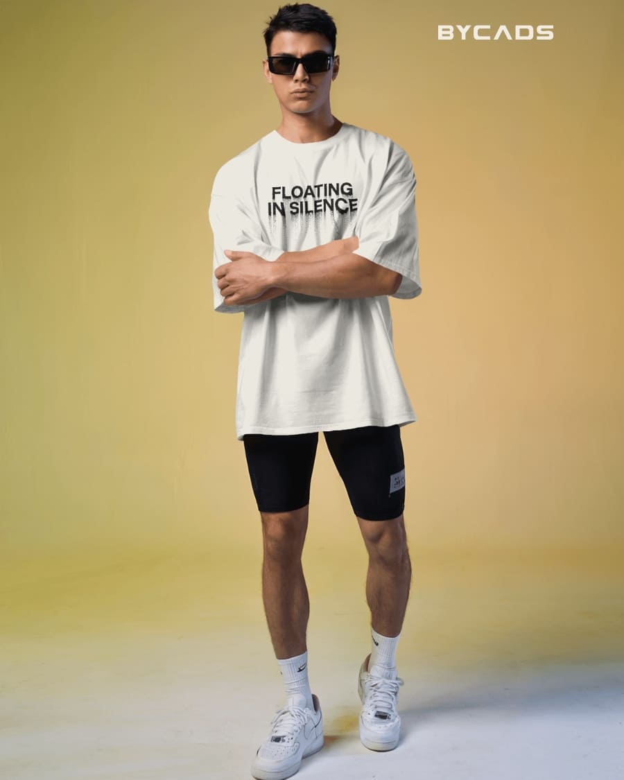 Floating Human Oversized T-Shirt for Men – Artistic Streetwear by Bycads