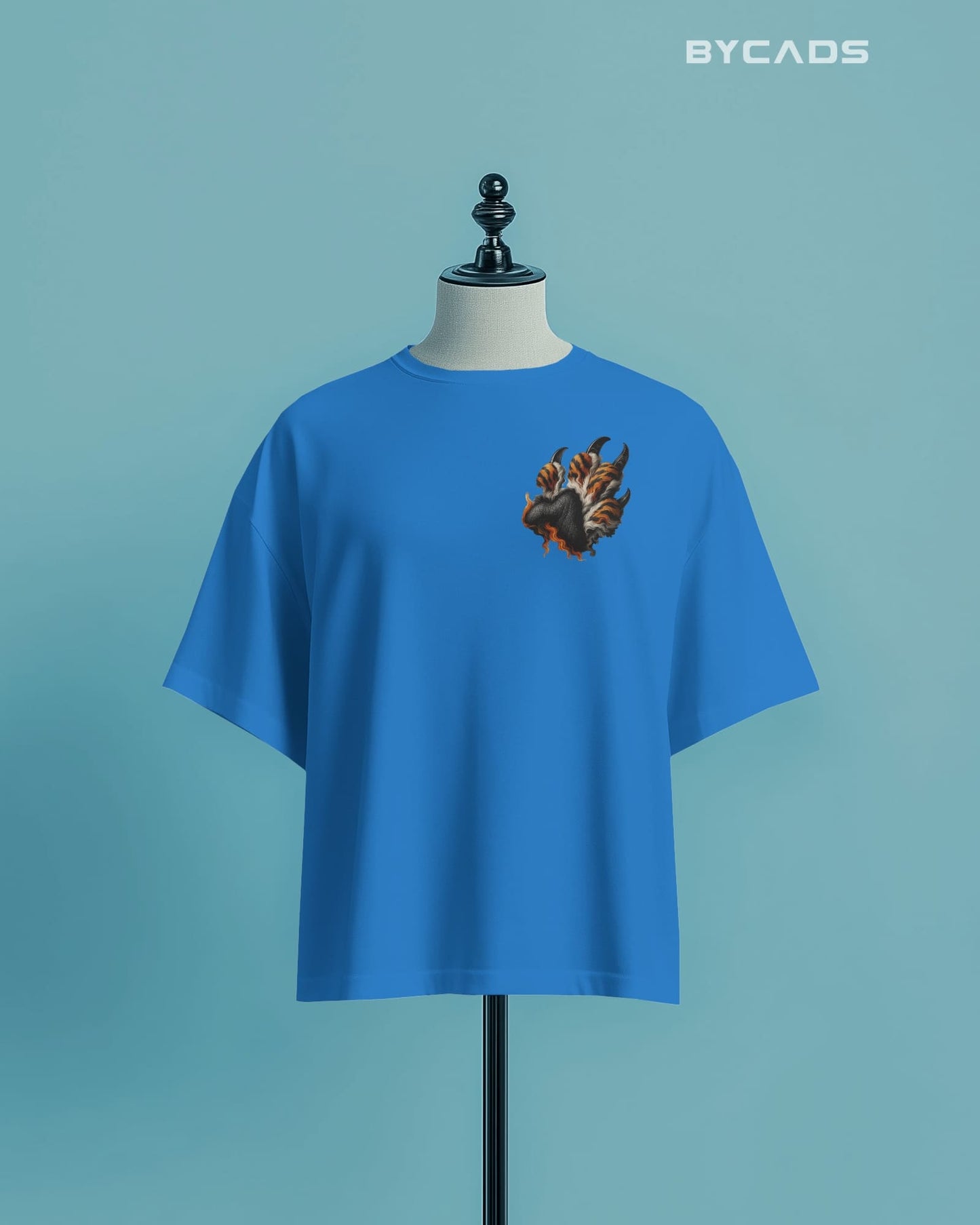 Roaring Tiger Oversized T-Shirt for Men – Fierce Streetwear by Bycads