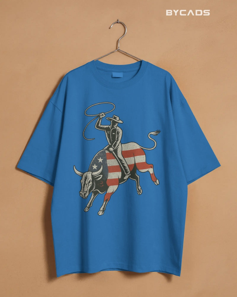 “Ride Free” Patriotic Rodeo Tee