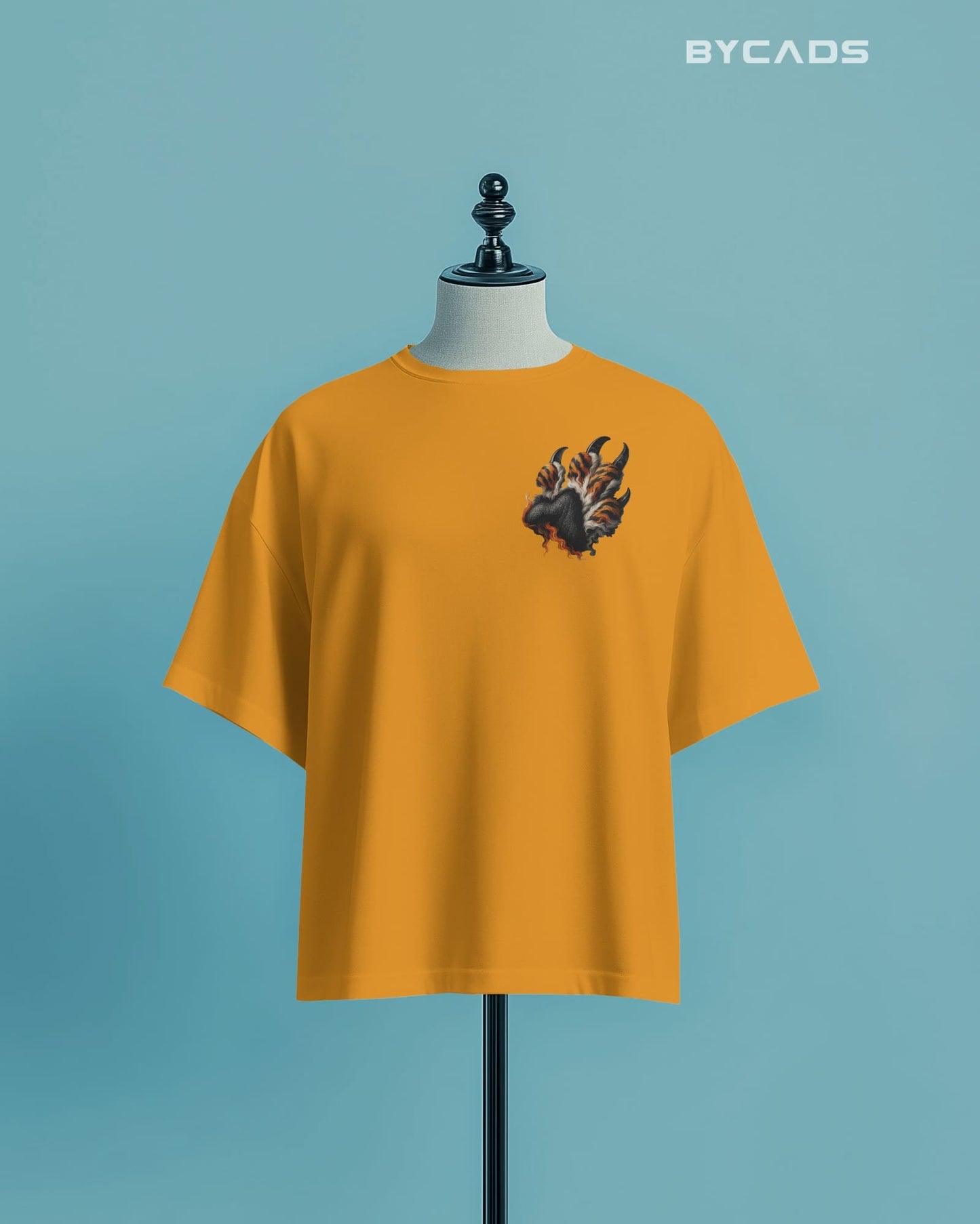 Roaring Tiger Oversized T-Shirt for Men – Fierce Streetwear by Bycads