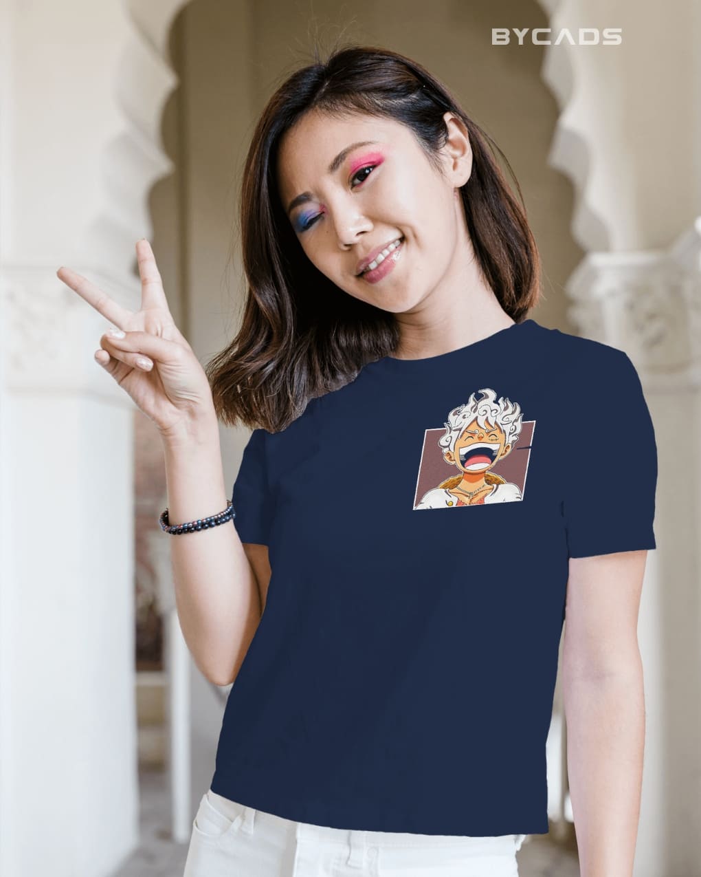 BYCADS "Gear 5 Joyboy" Luffy Anime Graphic Regular Fit T-Shirt