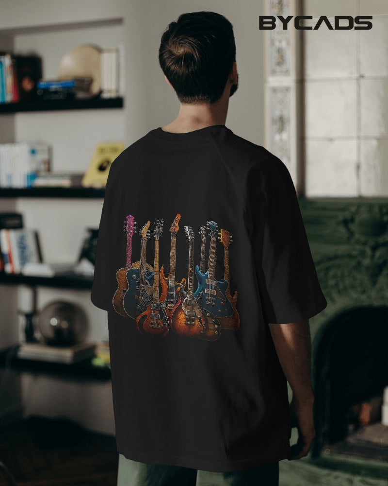Legends of the Strings Tee – Retro Guitar Graphic Unisex T-Shirt