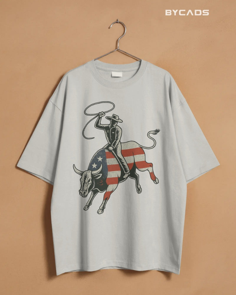 “Ride Free” Patriotic Rodeo Tee