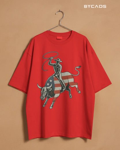 “Ride Free” Patriotic Rodeo Tee