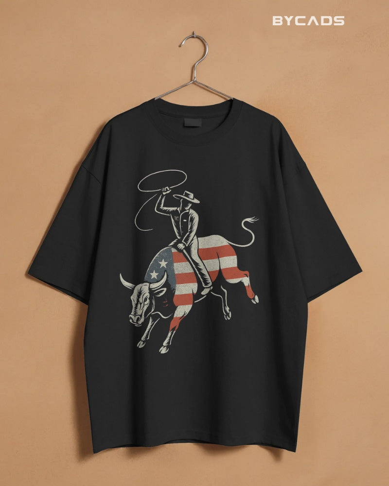 “Ride Free” Patriotic Rodeo Tee