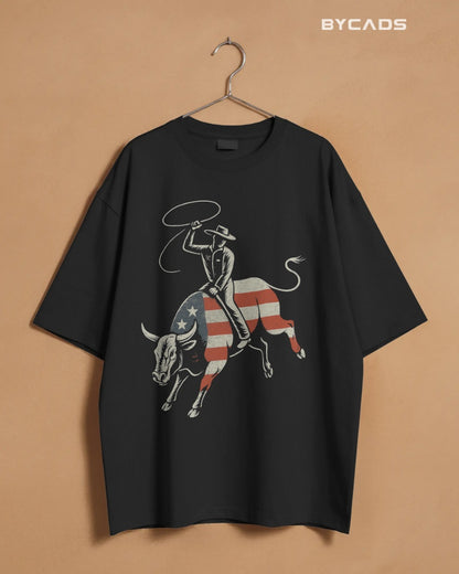“Ride Free” Patriotic Rodeo Tee