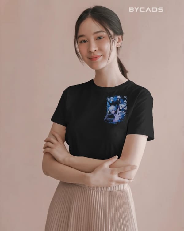 Satoru Gojo Limitless Graphic Regular-Fit T-Shirt | Anime Streetwear