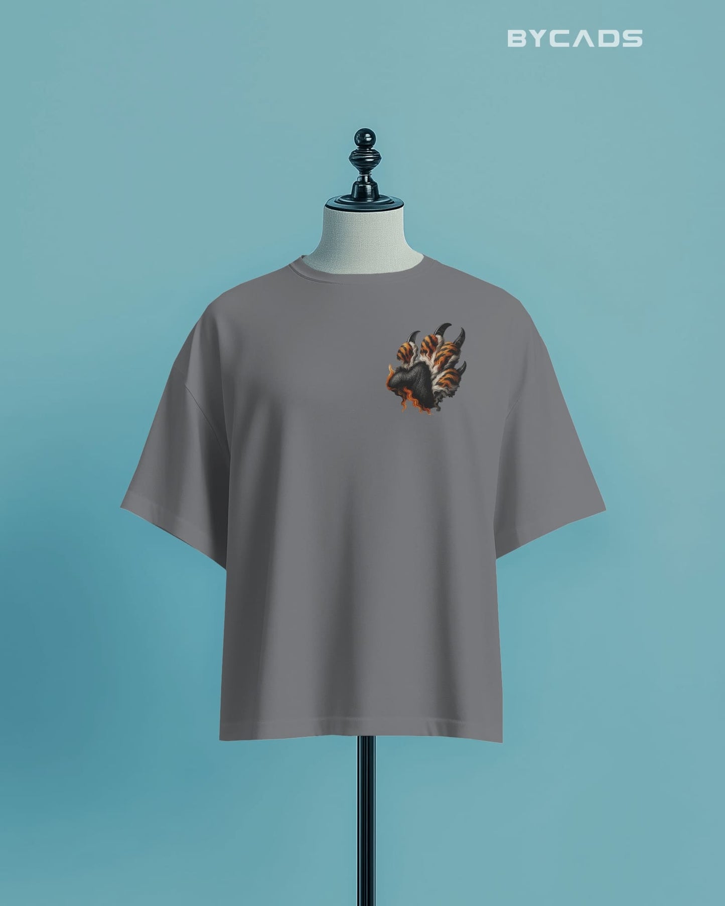 Roaring Tiger Oversized T-Shirt for Men – Fierce Streetwear by Bycads