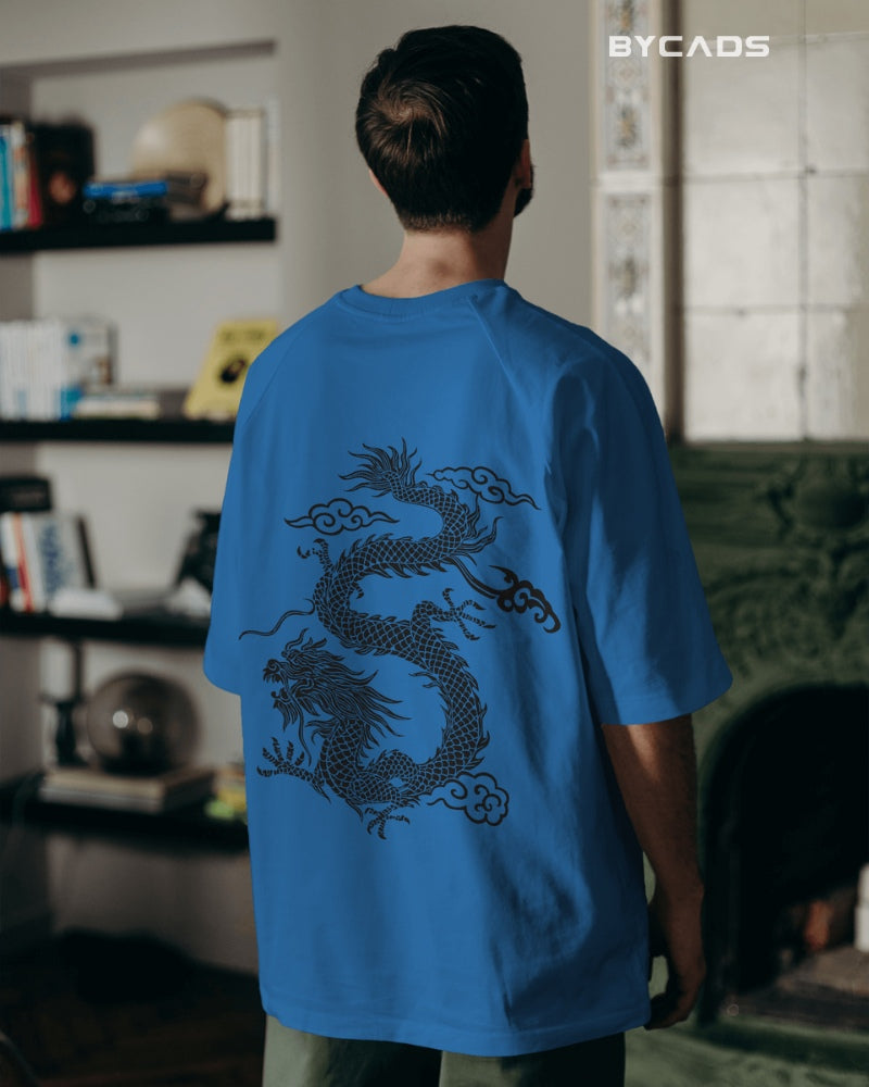 Unique Red Dragon – Oversized Urban Warrior T-Shirt