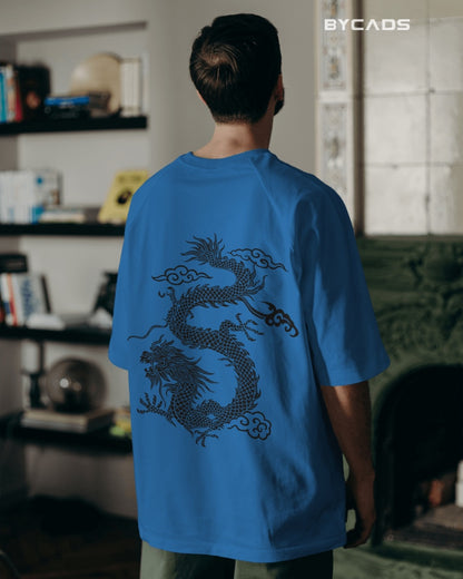 Unique Red Dragon – Oversized Urban Warrior T-Shirt