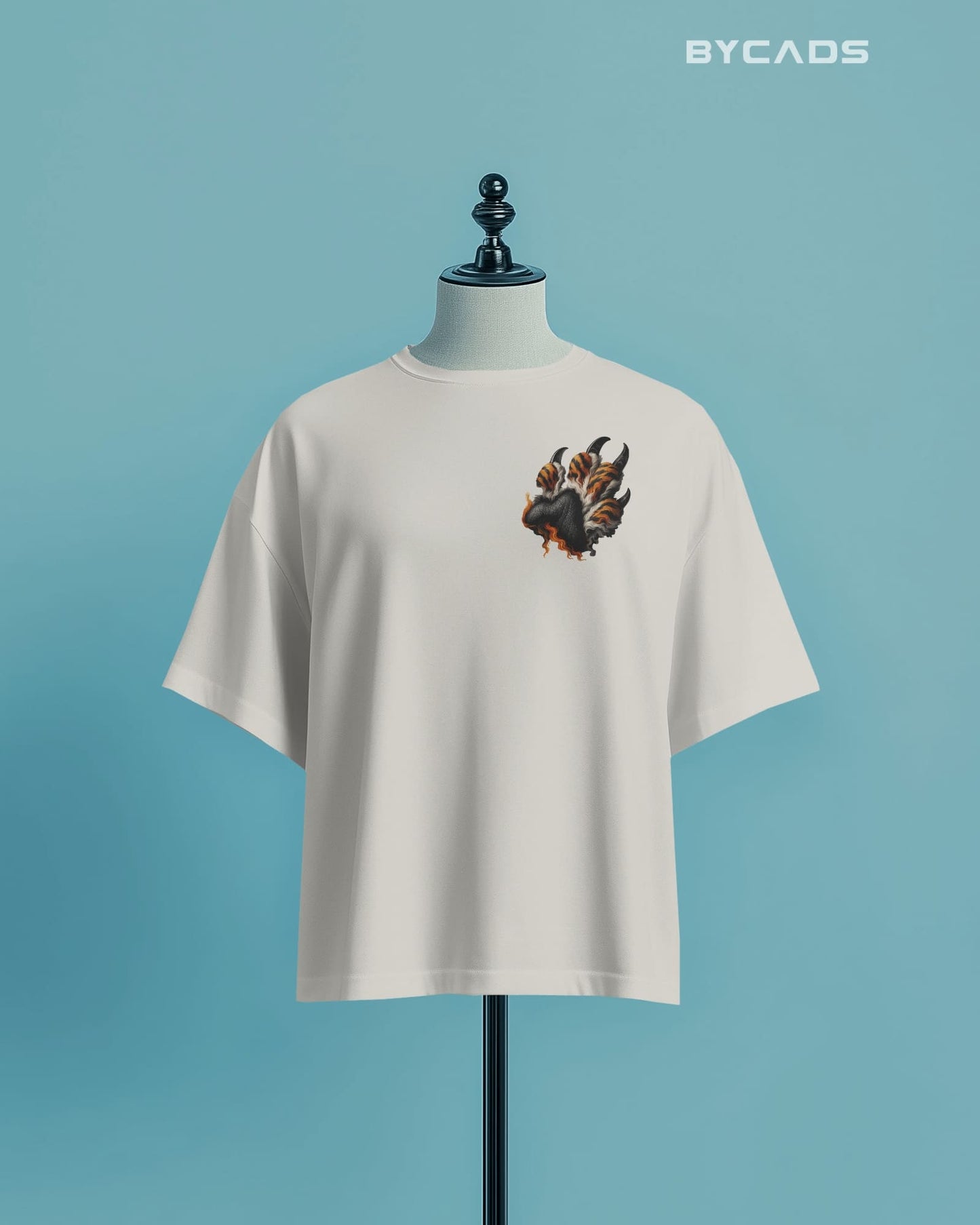 Roaring Tiger Oversized T-Shirt for Men – Fierce Streetwear by Bycads