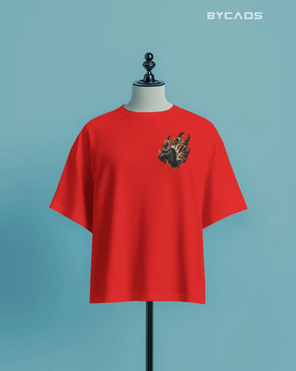 Roaring Tiger Oversized T-Shirt for Men – Fierce Streetwear by Bycads
