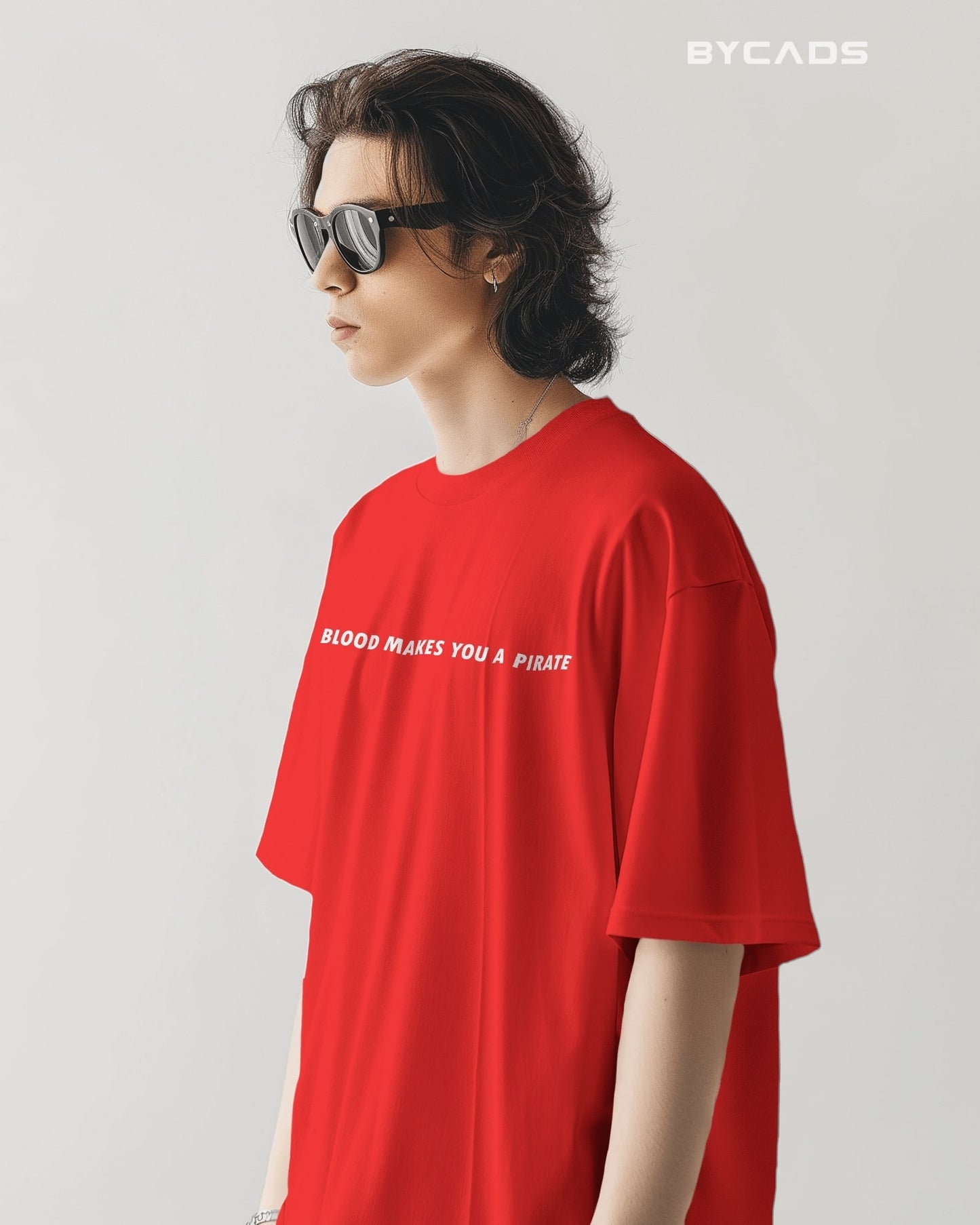 Legends Never Die Oversized Pirate T-Shirt – Bycads Street Legacy Drop