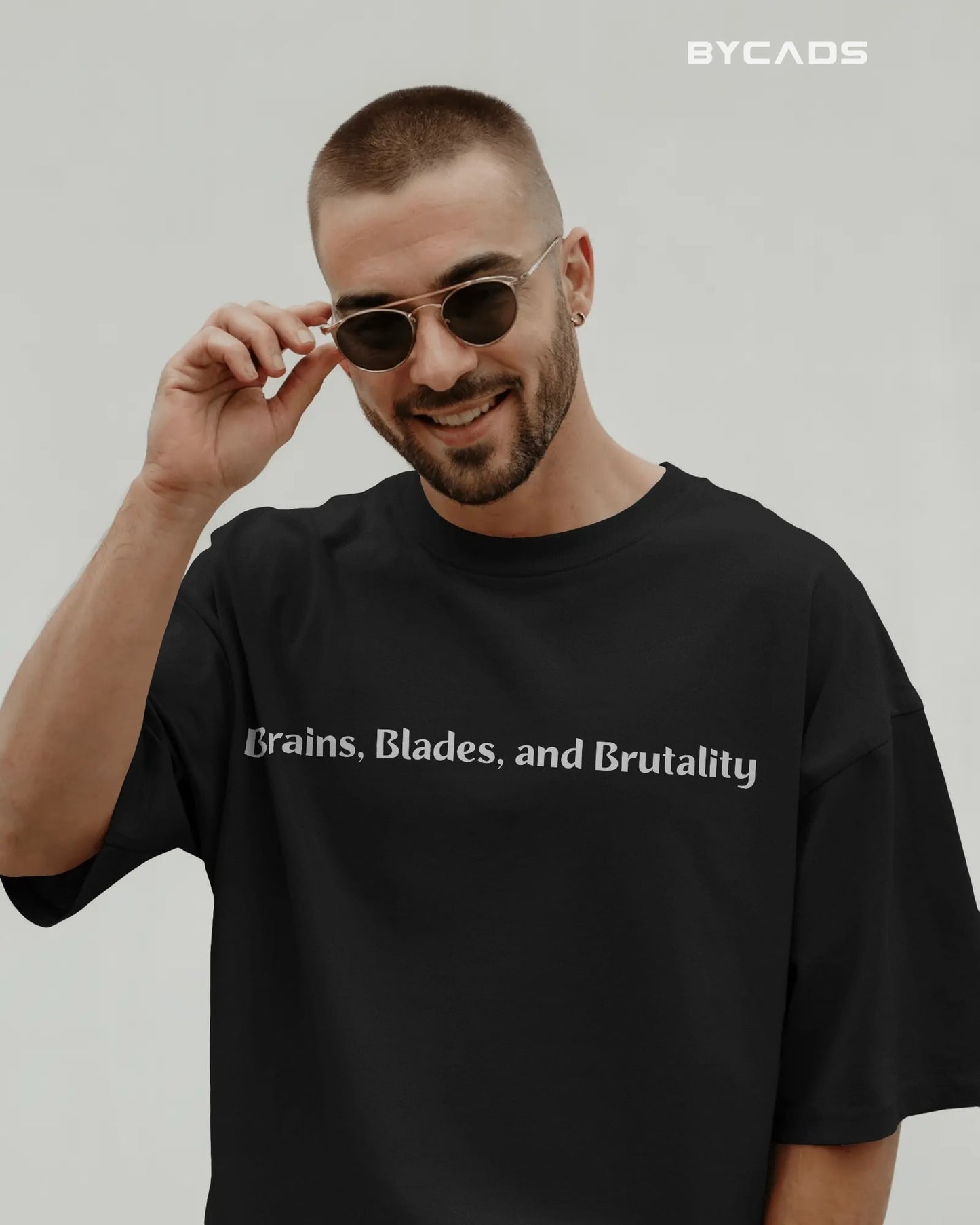 Captain Skull Oversized T-Shirt – Pirate-Inspired Nautical Streetwear by Bycads