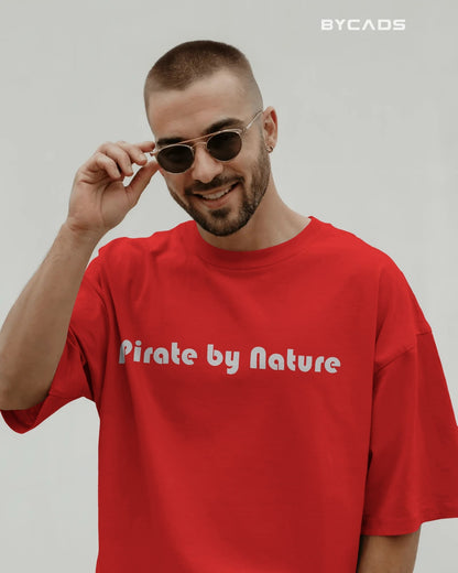 Rogue Pirate Illustration Oversized Graphic T-Shirt for Men – Bycads Signature Drop