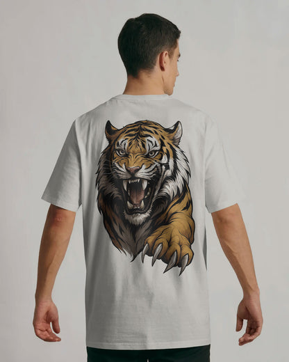 Roaring Tiger Oversized T-Shirt for Men – Fierce Streetwear by Bycads