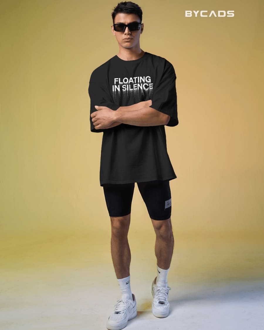 Floating Human Oversized T-Shirt for Men – Artistic Streetwear by Bycads