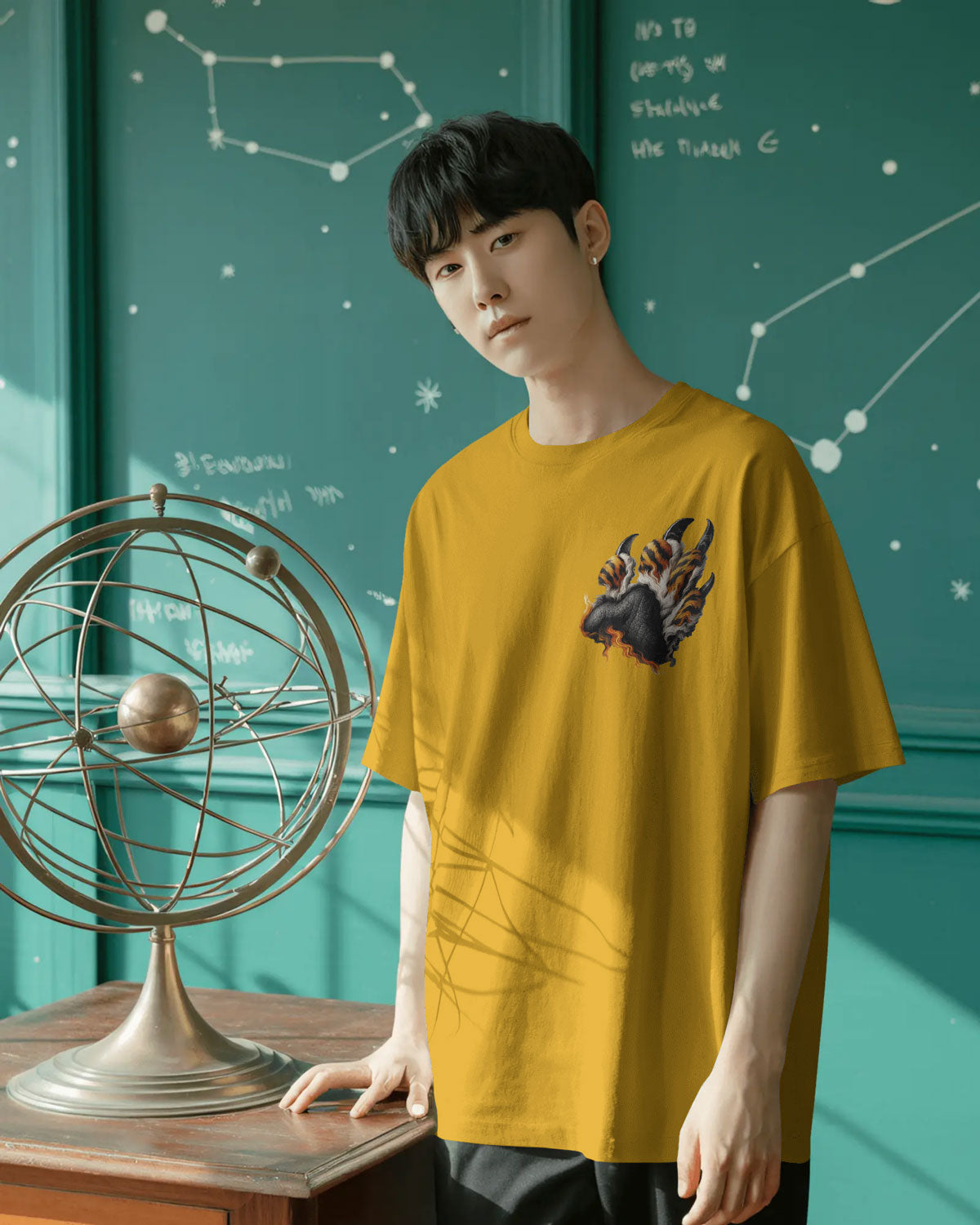 Roaring Tiger Oversized T-Shirt for Men – Fierce Streetwear by Bycads