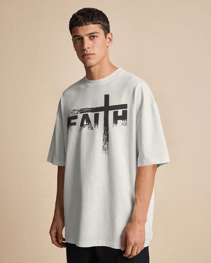 Bloodstroke Cross Oversized T-Shirt for Men