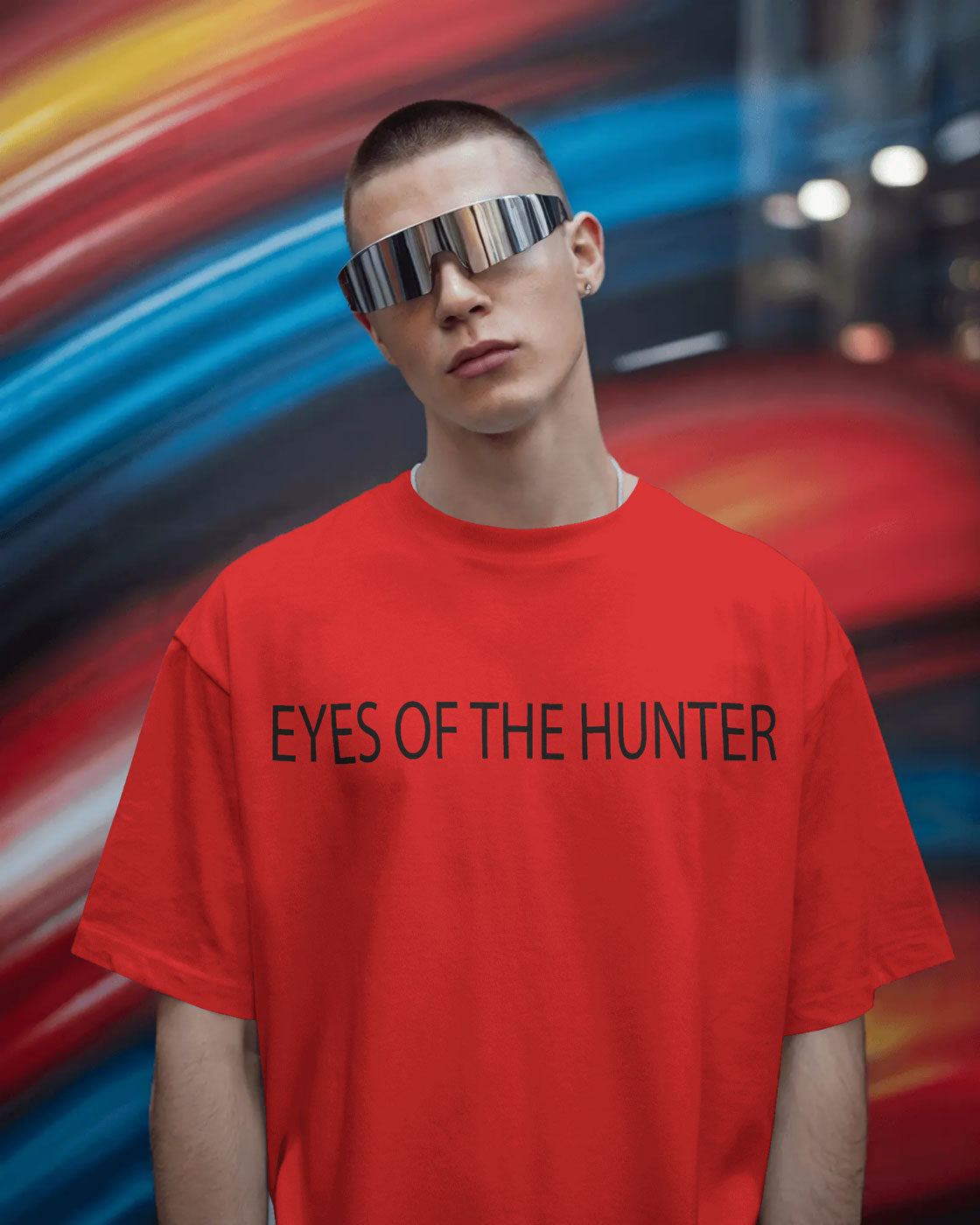 Predator Tiger Oversized T-Shirt for Men – Streetwear by Bycads