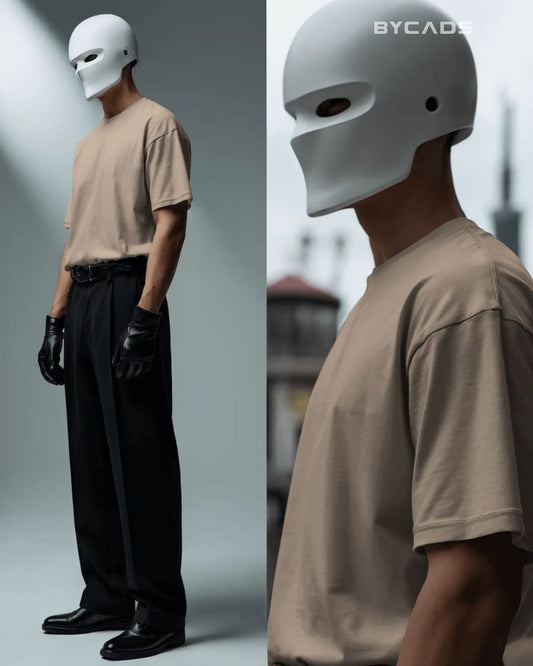 Bycads Premium Unisex Oversized Plain Cotton Blend T-Shirt – Essential Urban Streetwear