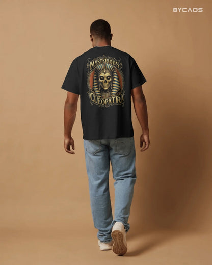 Cleopatra mystery Oversized T-Shirt – Gothic Egyptian Streetwear by Bycads