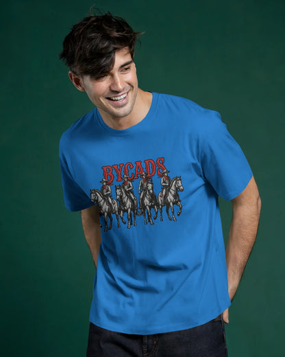BYCADS "Outlaw Posse" Oversized Cowboy Graphic T-Shirt