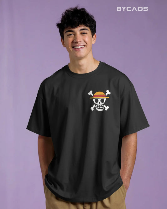 Anime Straw Hat Oversized T-Shirt – Bycads Tshirt