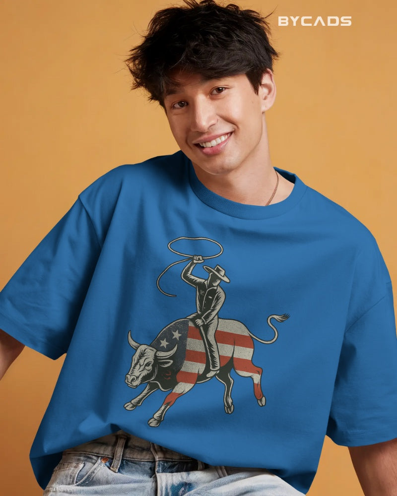 “Ride Free” Patriotic Rodeo Tee