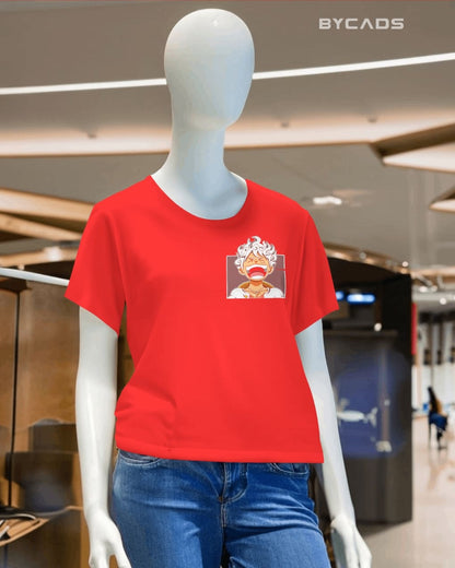 BYCADS "Gear 5 Joyboy" Luffy Anime Graphic Regular Fit T-Shirt