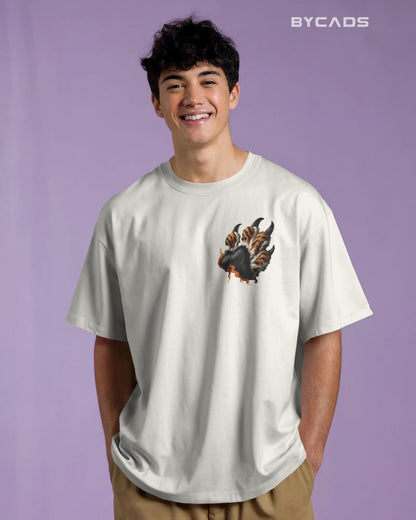 Roaring Tiger Oversized T-Shirt for Men – Fierce Streetwear by Bycads