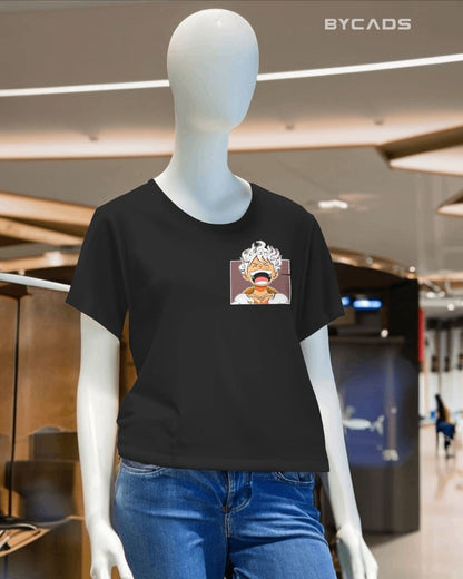 BYCADS "Gear 5 Joyboy" Luffy Anime Graphic Regular Fit T-Shirt
