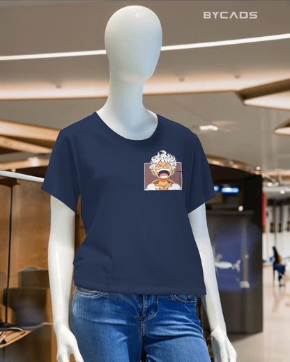 BYCADS "Gear 5 Joyboy" Luffy Anime Graphic Regular Fit T-Shirt