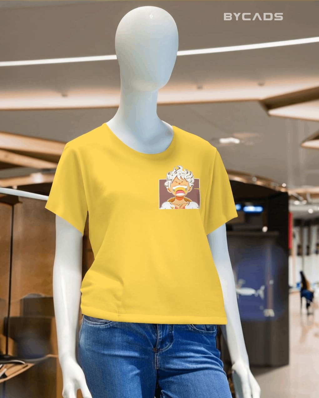 BYCADS "Gear 5 Joyboy" Luffy Anime Graphic Regular Fit T-Shirt